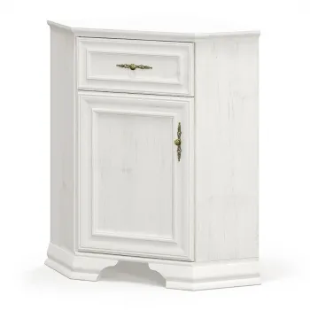 Comoda de colt IRYS, 1 usa, 1 sertar, pin anderson, 59x59x88,7 cm imagine