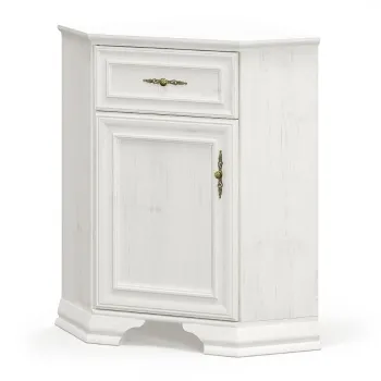 Comoda de colt IRYS, 1 usa, 1 sertar, pin anderson, 59x59x88,7 cm imagine