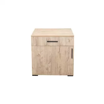 Comoda ECONO, 1 usa si 1 sertar, sherwood, 60x40x64,5 cm imagine