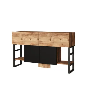 Comoda ML25-A, pin atlantic, 138,8x43,3x83,6 cm imagine