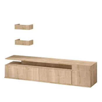Comoda TV ALIKA, stejar, 180x35x45 cm imagine