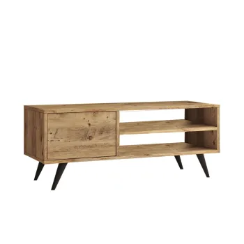 Comoda TV CD1-A, pin atlantic, 110x40x44 cm imagine