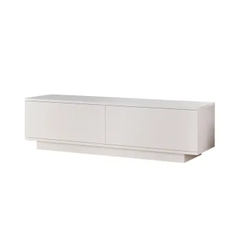Comoda TV FN1-W, alb, 140x35,5x38,2 cm imagine
