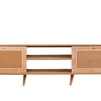 Comoda TV JUT, stejar, 180x41x55 cm imagine