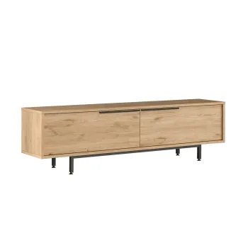 Comoda TV ON1-S, nuc, 160x35,5x45,1 cm imagine