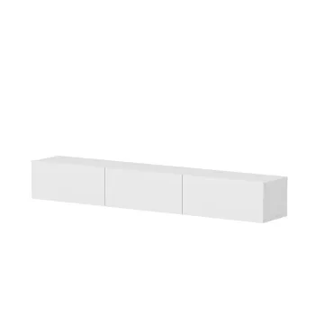 Comoda TV TERRA, suspendata, alb, 180x31,4x26 cm imagine