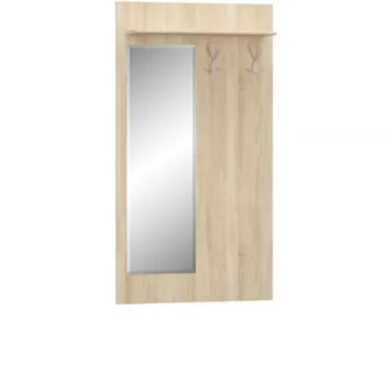 Cuier cu oglinda TIPS, stejar sonoma, 83,2x21,6x153 cm imagine