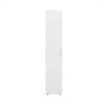 Dulap ALMA, 1 usa, 5 rafturi, alb, 40x52x203 cm imagine