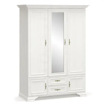 Dulap IRYS, 5 usi, 2 sertare, cu oglinda, pin anderson, 145,1x62,2x212 cm imagine