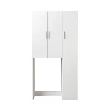 Dulap masina de spalat GRAND XL, 3 usi, alb, 97x30x190 cm imagine