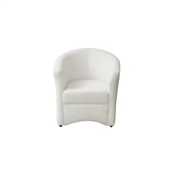 Fotoliu CAFENEA BUCLE, crem, 75x65x80 cm imagine