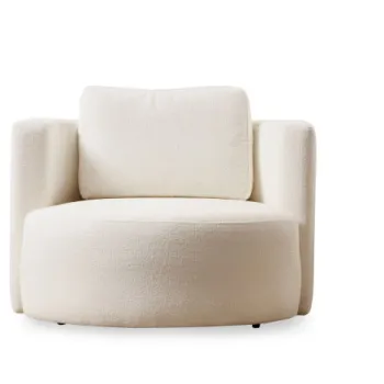 Fotoliu fix ASOS, crem, 105x100x71 cm imagine