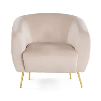 Fotoliu fix ESES, bej, 70x82x82 cm imagine