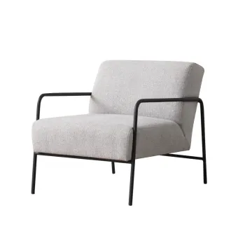 Fotoliu fix ETI, gri, 70x90x75 cm imagine