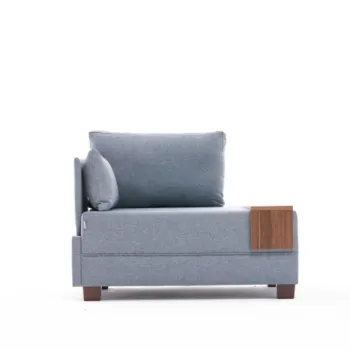 Fotoliu fix FLY, albastru, 100x75x80 cm imagine