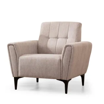 Fotoliu fix HAMLET, bej, 90x95x77 cm imagine