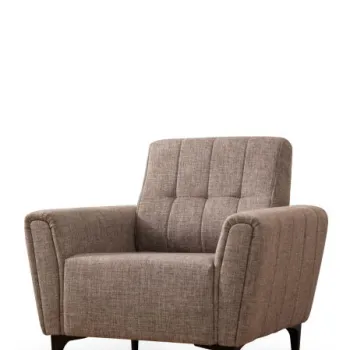 Fotoliu fix HAMLET, maro deschis, 90x95x77 cm imagine