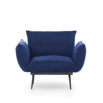 Fotoliu fix JAX, albastru marin, 90x80x95 cm imagine