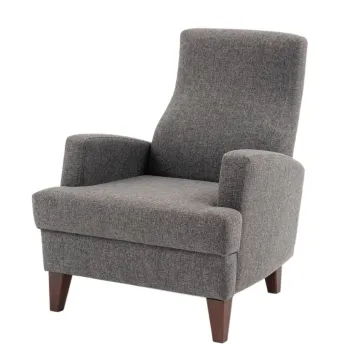 Fotoliu fix KANA, gri inchis, 76x87x91 cm imagine