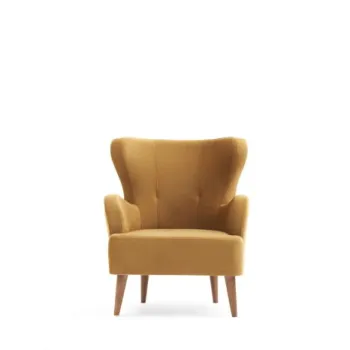 Fotoliu fix KARINA, auriu, 73x80x87 cm imagine