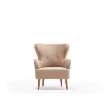 Fotoliu fix KARINA, crem, 73x80x87 cm imagine