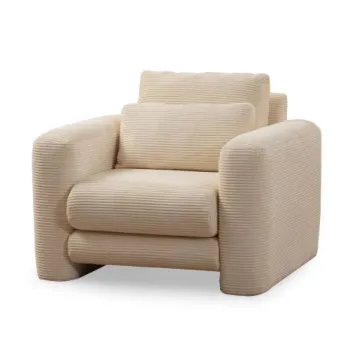 Fotoliu fix LILY, bej, 98x97x73 cm imagine