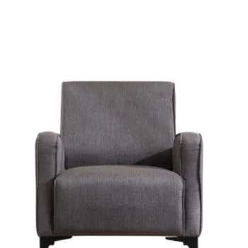 Fotoliu fix PETRA, antracit, 78x78x87 cm imagine