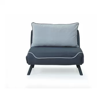 Fotoliu FOLDY MIDI extensibil, antracit, 100x73x85 cm imagine