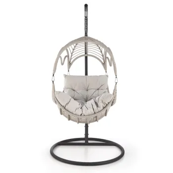 Leagan suspendat RASMUS, gri, 85x60x202 cm imagine