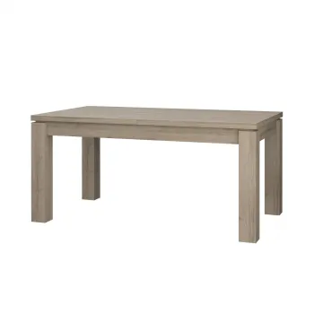 Masa extensibila ELARA, stejar Bianco, 90,4x160,4x76,1 cm imagine