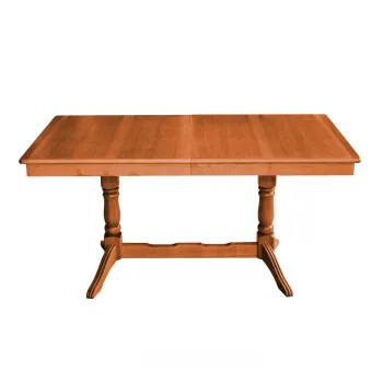 Masa extensibila EUROPA, lemn masiv, dreptunghiulara, cires, 160 240x92x70 cm imagine