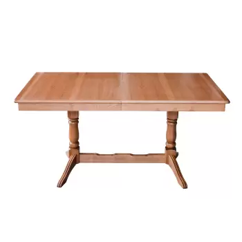 Masa extensibila EUROPA, lemn masiv, dreptunghiulara, stejar, 160 240x92x70 cm imagine