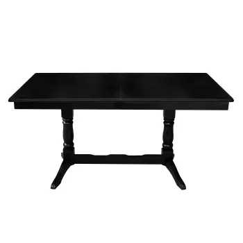 Masa extensibila EUROPA, lemn masiv, dreptunghiulara, wenge, 160 240x92x70 cm imagine