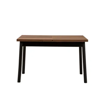 Masa extensibila OLIVER OPEN, negru, 120-153x75x77 cm imagine