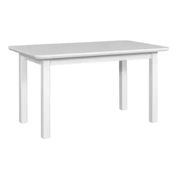 Masa extensibila WENUS II S, 6 persoane, alb, 140 180x80x76 cm imagine