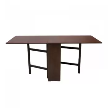 Masa plianta, 8 persoane, wenge, 177x77x80 cm imagine