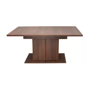 Masa SOFIA, 8 persoane, maro, 160x85x75 cm imagine