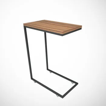 Masuta de cafea CALLEN, nuc, 46x26x62 cm imagine