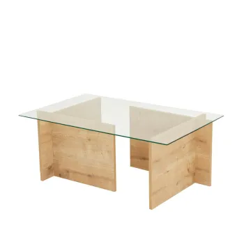 Masuta de cafea ESCAPE, stejar safir, 105x65x40 cm imagine