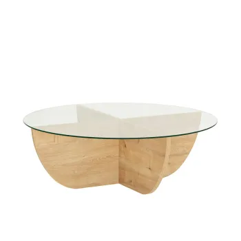 Masuta de cafea LILY, stejar safir, 90x90x30 cm imagine