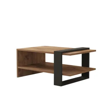 Masuta de cafea OVA, stejar + antracit, 80x55x35 cm imagine
