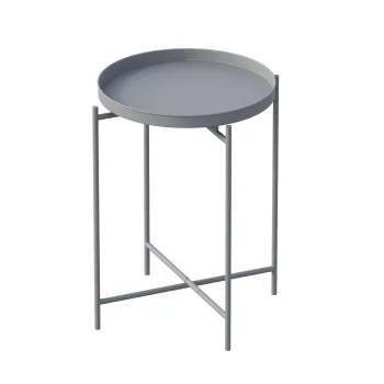 Masuta de cafea SHB-007-C, gri, 46x46x56 cm imagine