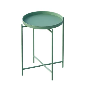 Masuta de cafea SHB-007-D, verde, 46x46x56 cm imagine