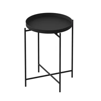 Masuta de cafea SHB-007, negru, 46x46x56 cm imagine