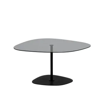 Masuta de cafea SOHO, gri inchis + negru, 85x67x40 cm imagine