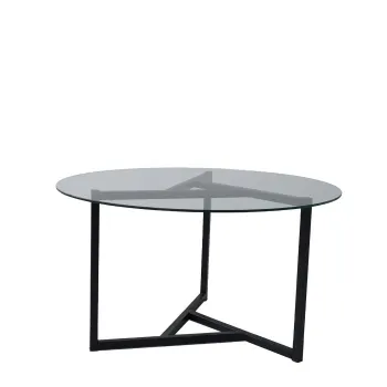 Masuta de cafea TRIO SEHPA, negru, 75x75x42 cm imagine
