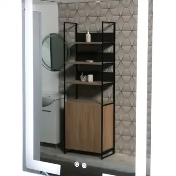 Oglinda cu iluminare LED, functie dezaburire, MD1, 60x80 cm imagine