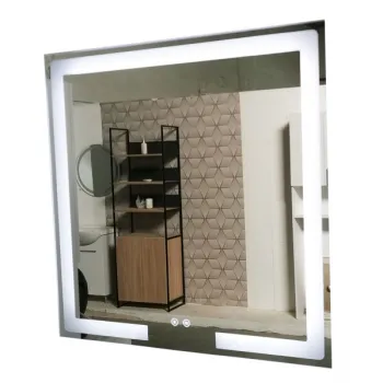 Oglinda cu iluminare LED, functie dezaburire, MD1, 80x80 cm imagine