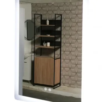 Oglinda cu iluminare LED, functie dezaburire, MD2, 60x80 cm imagine