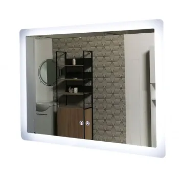 Oglinda cu iluminare LED, functie dezaburire, MD2, 80x60 cm imagine